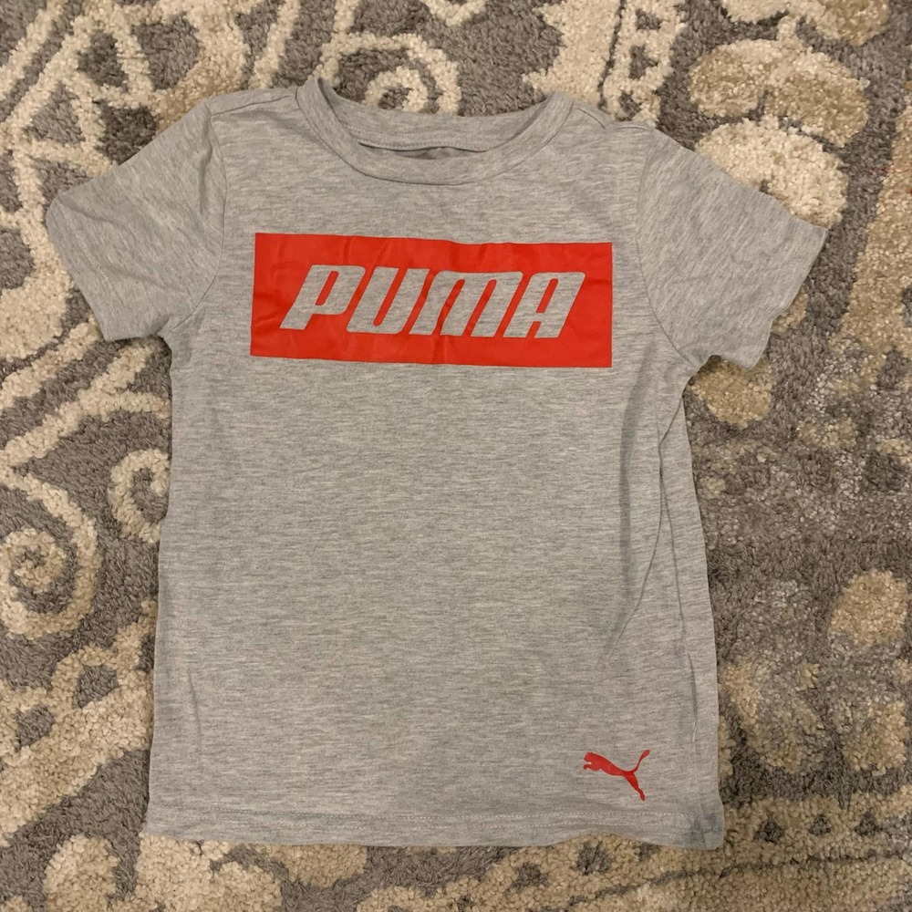 Puma Big Logo T-Shirt Unisex Youth Size 6